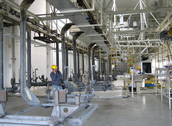 汽車總裝生產流水線案例